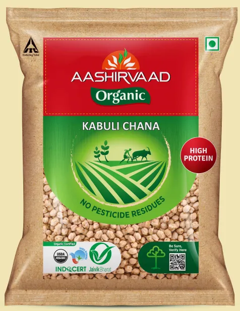 Aashirwaad Organic Kabuli Chana