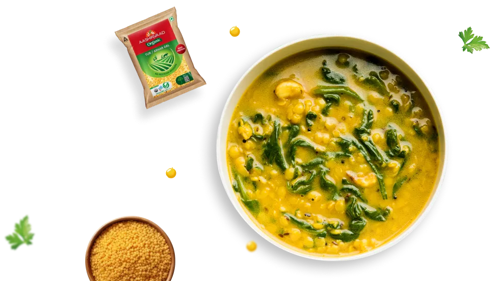 Aashirwad Tur Dal Spinach Curry: Health Meets Flavour